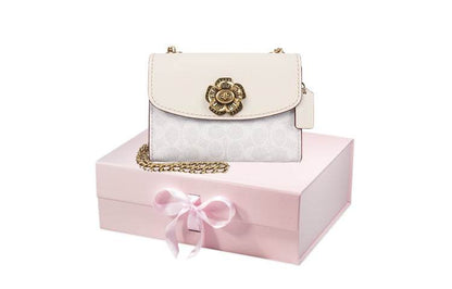 Сумка женская Coach Parker 18 Camellia Chain Strap - Boxette Shop