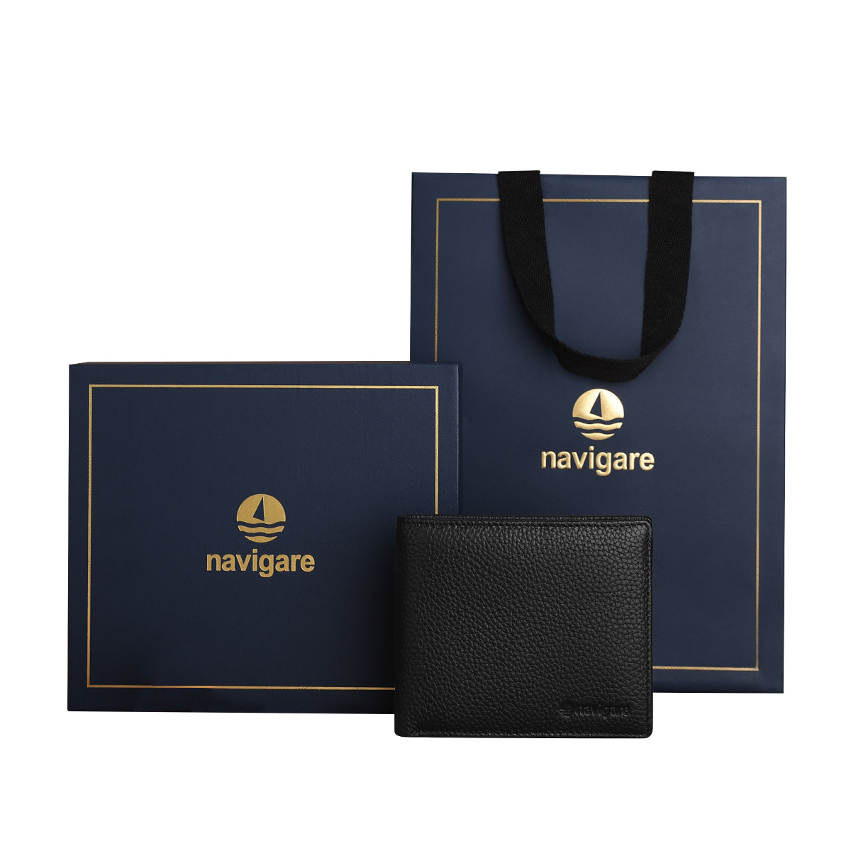 Navigare italyan yelkanli qayiq erkaklar hamyoni