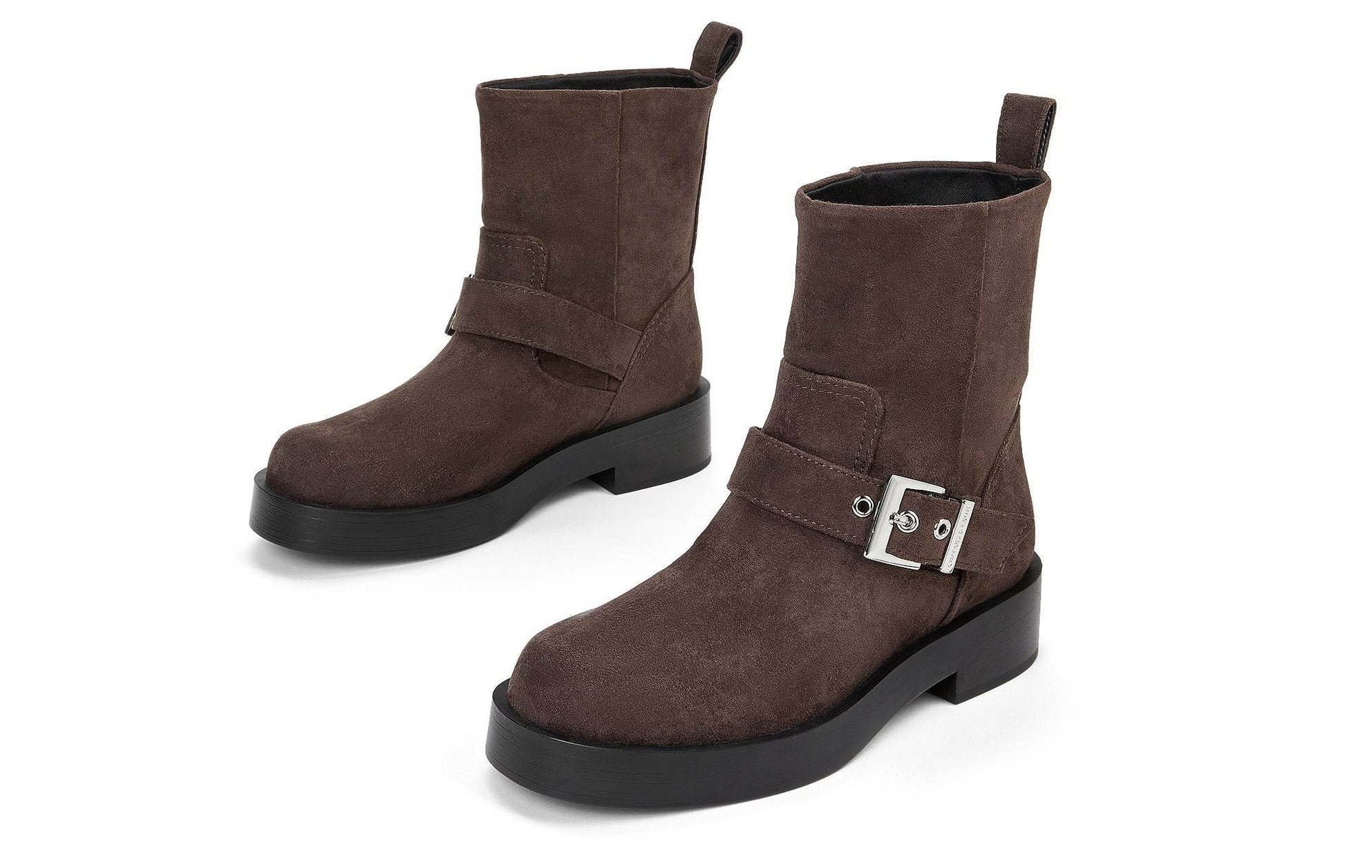 Ботинки женские Charles&Keith Biker Short - Boxette Shop