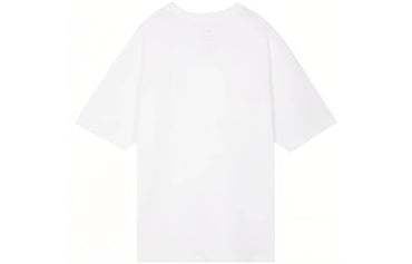 Nike sports life solid colour half sleeve round neck pullover short sleeve t-shirt women's white