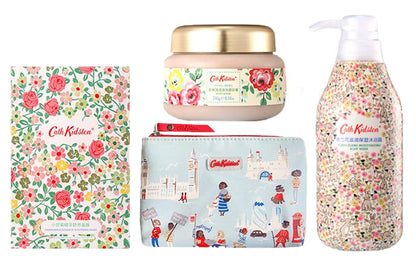 Cath kidston набор гелей-скрабов для душа "грейпфрут" успокаивающий и ароматный набор из 4/6