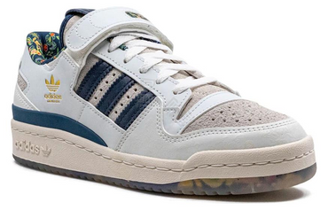 Adidas originals forum 84 сотни простых и легких амортизирующих износостойких бордшорт с низким верхом мужские бело-голубые