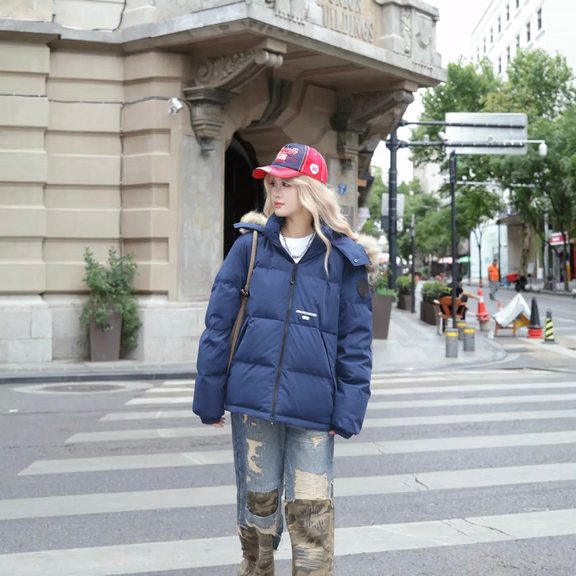 Пуховик Skechers