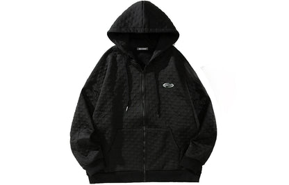 Golfkross yumshoq qalinlashgan vafli harflari bo'sh qalpoqli kardigan ko'ylagi kozok erkaklar va ayollar bir xil modellar