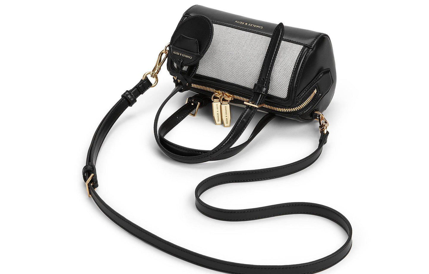 Сумка женская Charles&Keith Colour Blocking Charm Boston - Boxette Shop