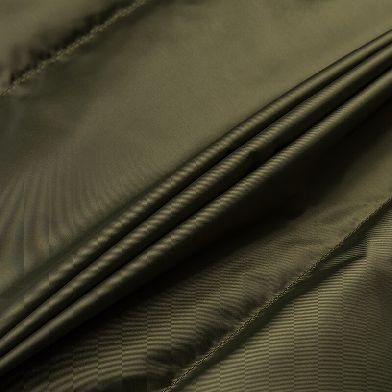 Vans stendli yoqa Yumshoq va qulay bir tekis rangli fermuarli uzun yengli kurtka Erkaklar va ayollar harbiy yashil