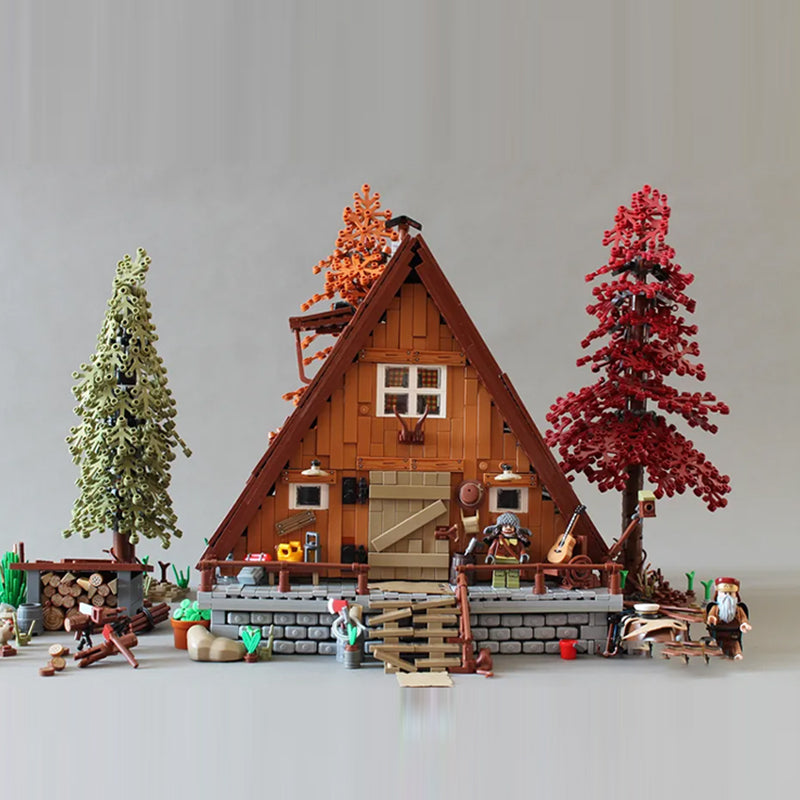 LEGO g'oyalari "O'rmon yog'och uyi" (21338)