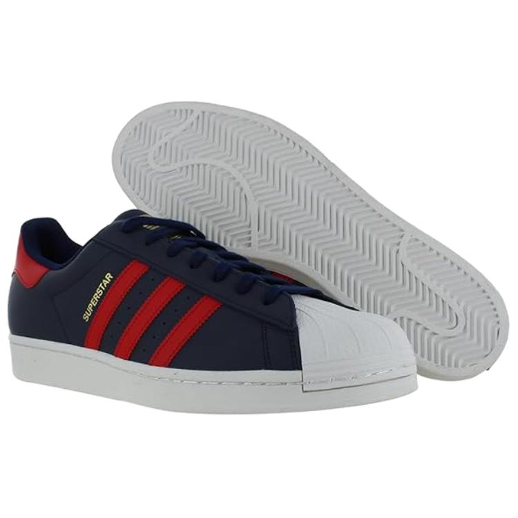 Adidas originals superstar удобные и мягкие износостойкие бордшорты с низким верхом мужские черные