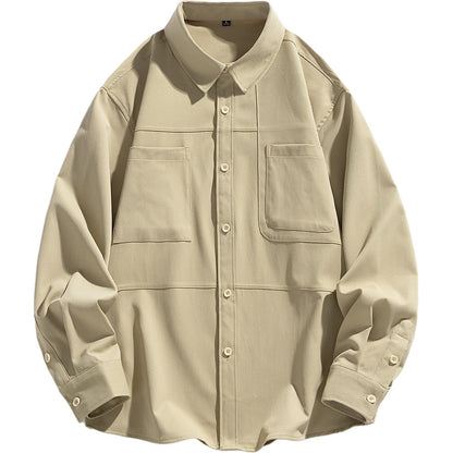 Igoi modasi ochiq ko'cha modasi bo'sh shaharbo'yi tekis rangli yuz lapelli ko'krak qafasi ikki cho'ntakli nafas oladigan ko'ylak ko'ylagi yuqori ko'chada yo'lovchi terisi qulay tasodifiy tasodifiy biznes uzun yengli ko'ylak erkaklar va ayollar bir xil