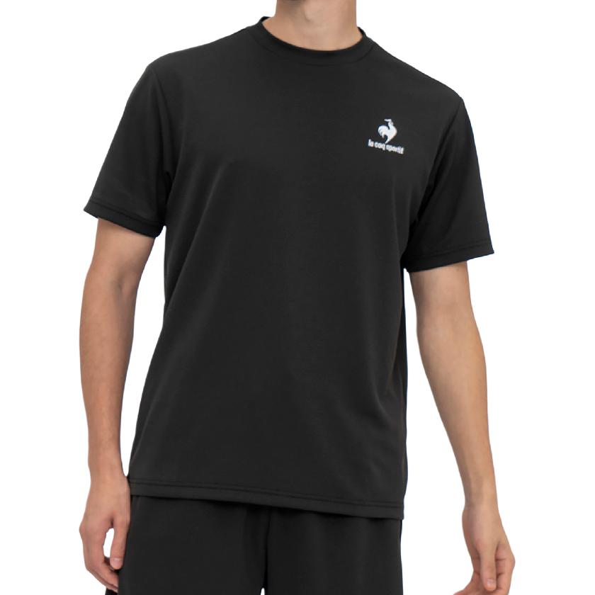 Le coq sportif brendi logotipi kashta tikish dizayni qulay terli nafas oladigan kalta yengli erkaklar futbolkasi