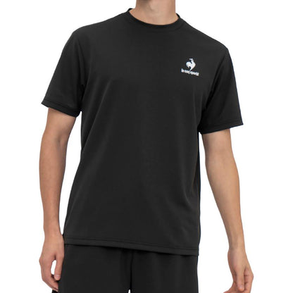 Le coq sportif brendi logotipi kashta tikish dizayni qulay terli nafas oladigan kalta yengli erkaklar futbolkasi