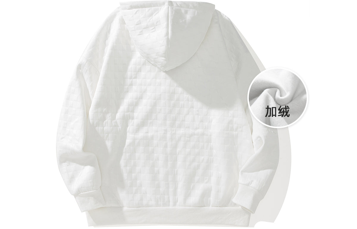 Golfkross yumshoq qalinlashgan vafli harflari bo'sh qalpoqli kardigan ko'ylagi kozok erkaklar va ayollar bir xil modellar