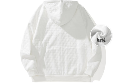 Golfkross yumshoq qalinlashgan vafli harflari bo'sh qalpoqli kardigan ko'ylagi kozok erkaklar va ayollar bir xil modellar