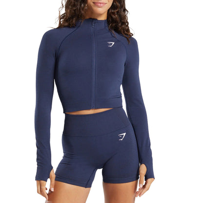 Лонгслив спортивный женский Gymshark Vital Seamless 2.0