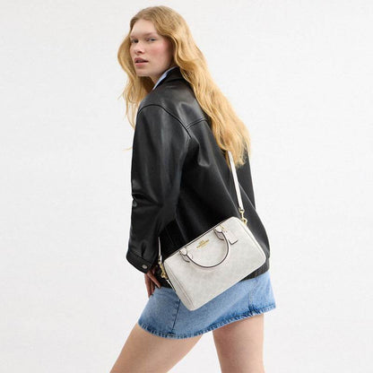 Сумка женская Coach Rowan Classic Flower Pvc Leather S - Boxette Shop