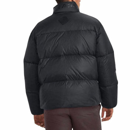 Under armour coldgear infrared solid colour stand collar training sports down jacket men's black