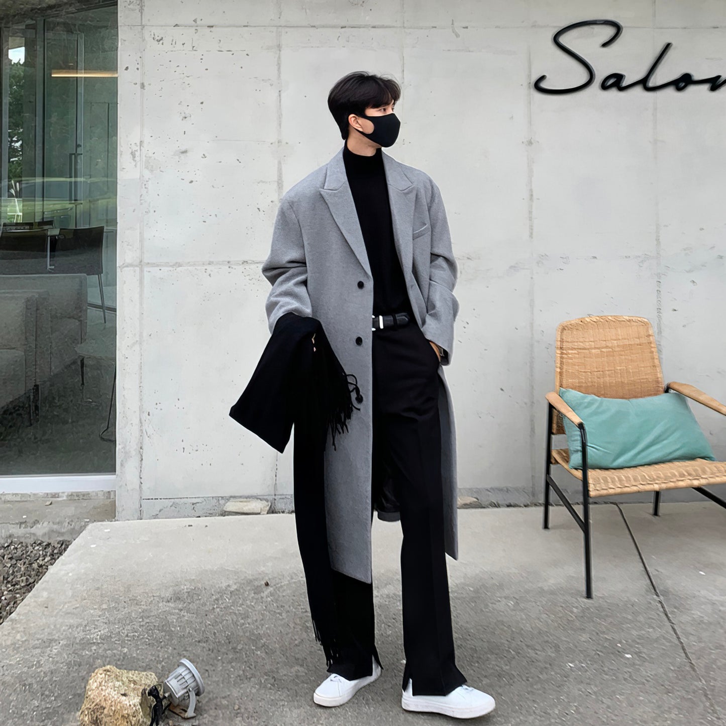 Пальто мужское 798Design