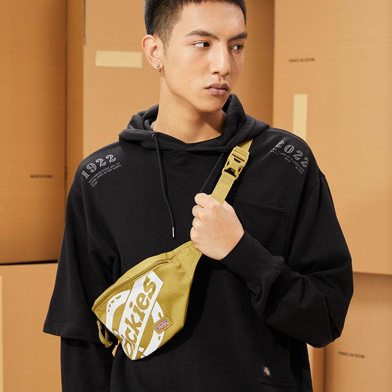Поясная сумка Dickies Letter Print Polyester Chest Couple Moss - Boxette Shop