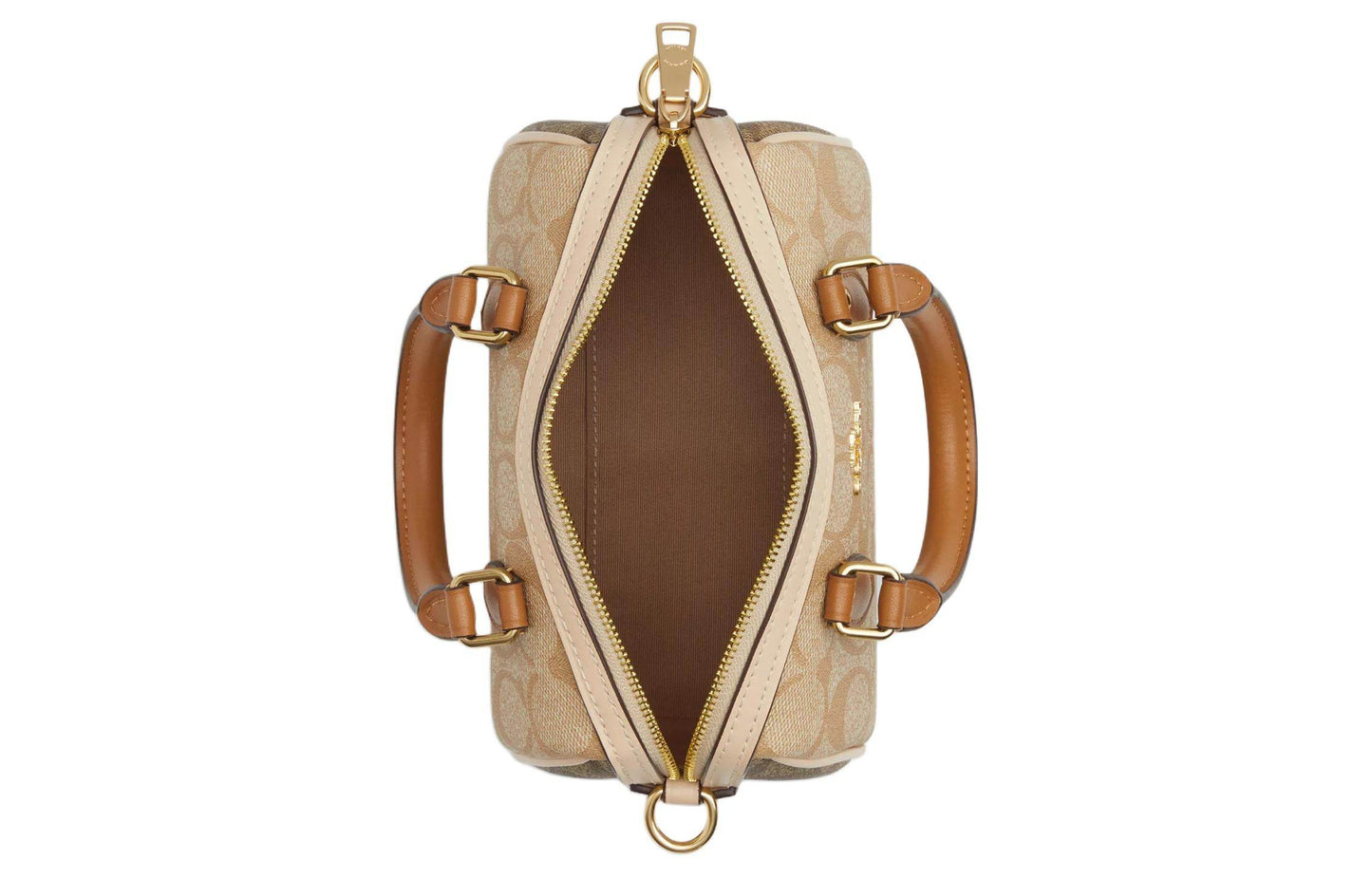 Сумка женская Coach Rowan 18 Logo Zip Closure Coated - Boxette Shop