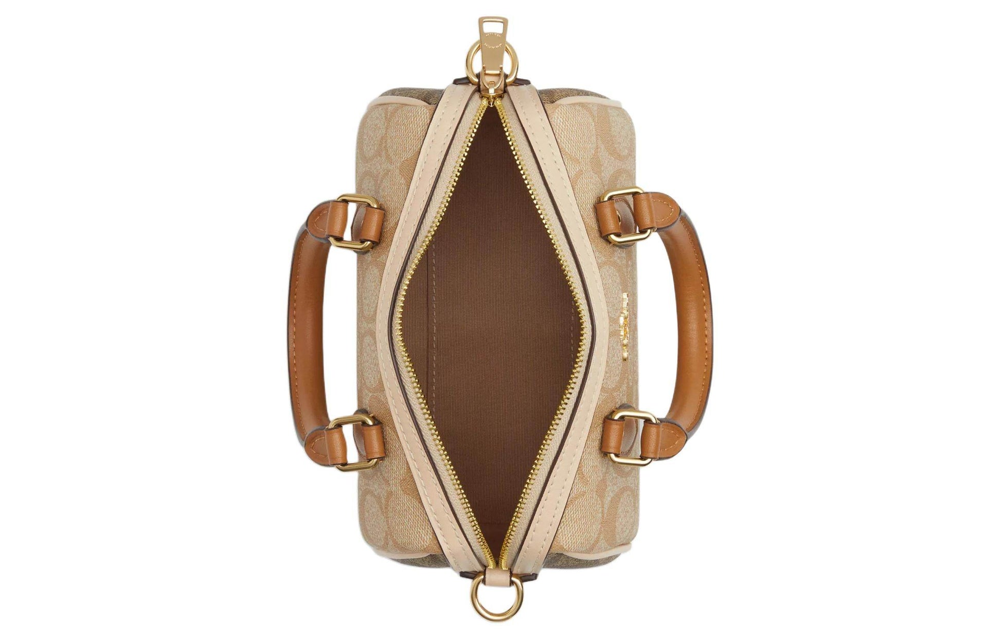 Сумка женская Coach Rowan 18 Logo Zip Closure Coated - Boxette Shop