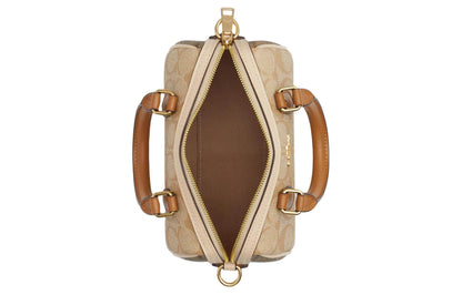 Сумка женская Coach Rowan 18 Logo Zip Closure Coated - Boxette Shop