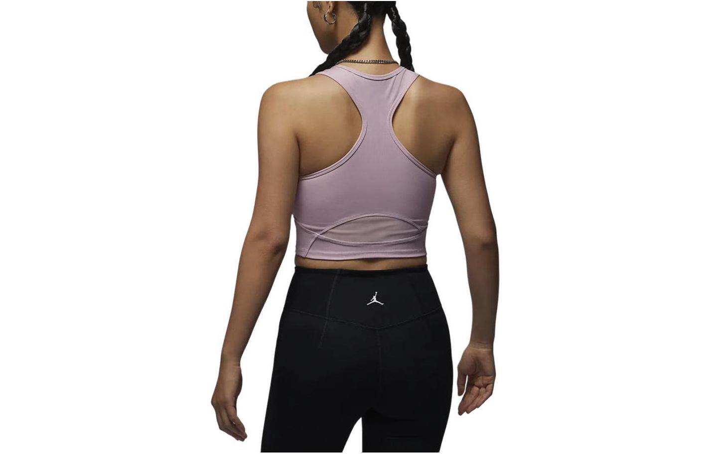 Jordan sport bir tekis rangli ekipaj bo'yinli tez quriydigan oriq oddiy sport ko'ylagi ayollar pushti binafsha qizil qizil