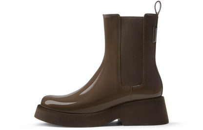 Ботинки женские Charles&Keith Patent Leather Thick Sole Short - Boxette Shop