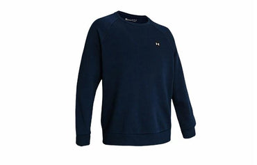 Under armour crew neck comfort casual padded long sleeve sweatshirt men's navy blue