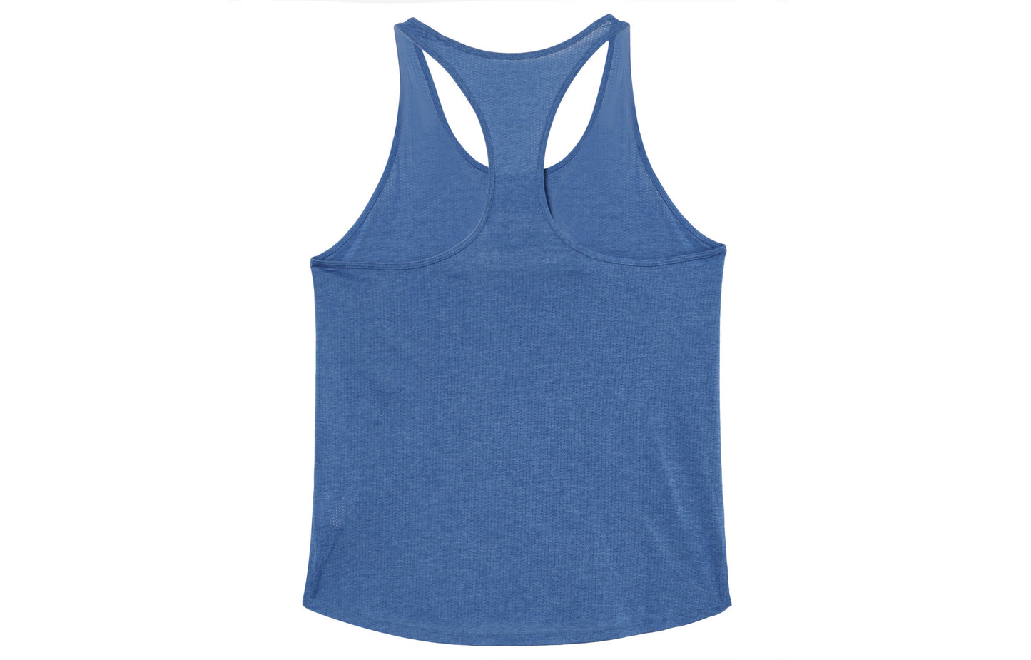 New Balans logotipi bosma dumaloq bo'yinli bo'sh yengsiz ter tanki ayollar ko'k