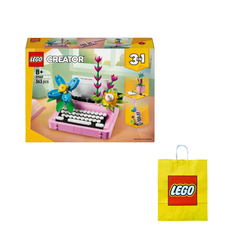 LEGO gul yozuv mashinasi (31169)
