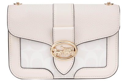 Сумка женская Coach Georgie 19 Carriage Buckle Colour Block - Boxette Shop