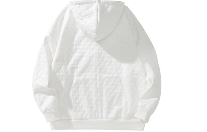 Golfkross yumshoq qalinlashgan vafli harflari bo'sh qalpoqli kardigan ko'ylagi kozok erkaklar va ayollar bir xil modellar