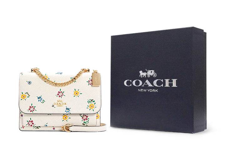 Сумка женская Coach Klare 21 Floral Print Flap Chain - Boxette Shop