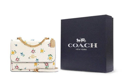 Сумка женская Coach Klare 21 Floral Print Flap Chain - Boxette Shop