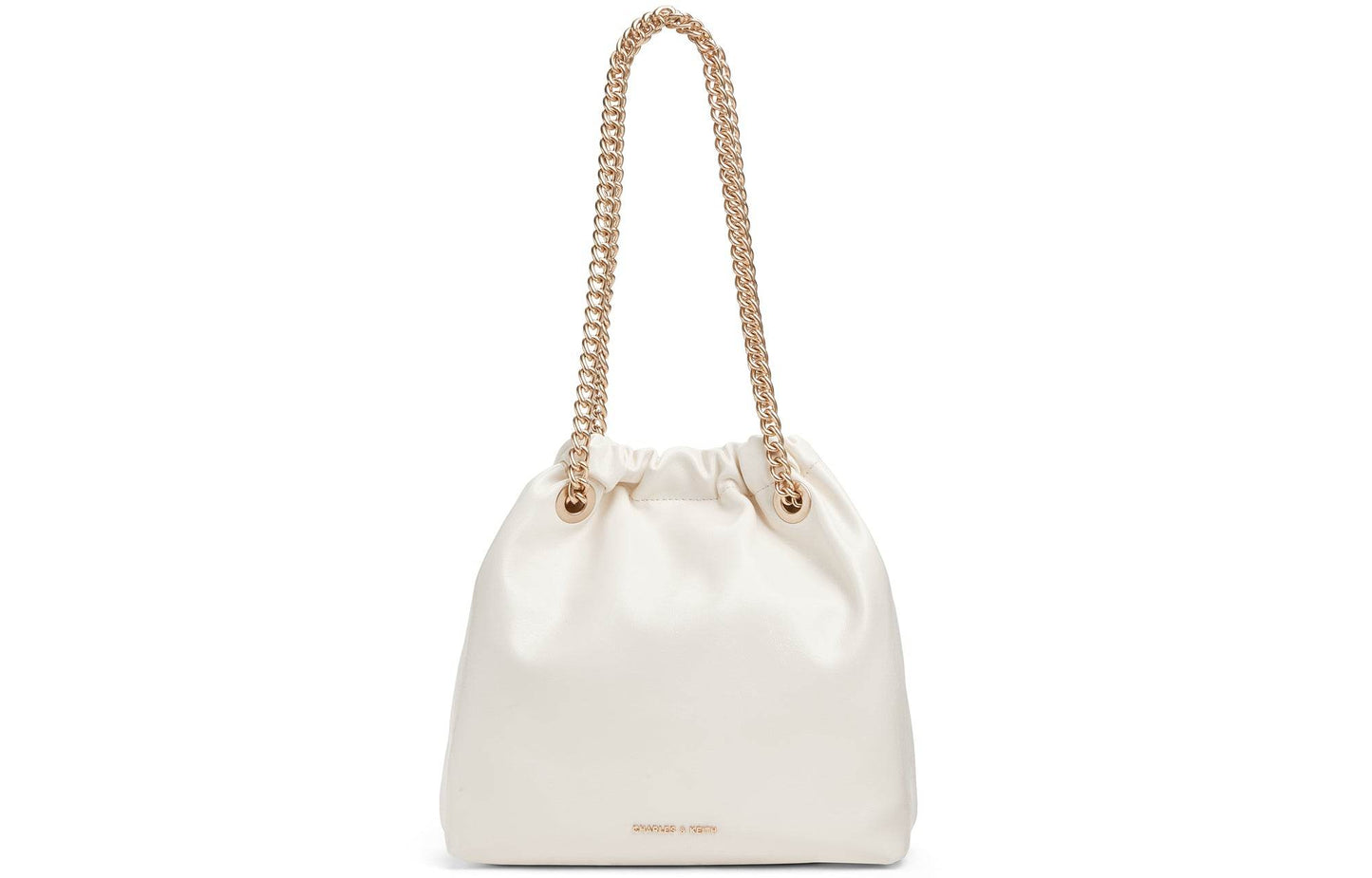 Сумка женская Charles&Keith Ck Drawstring Chain Mother Pu Bucket - Boxette Shop