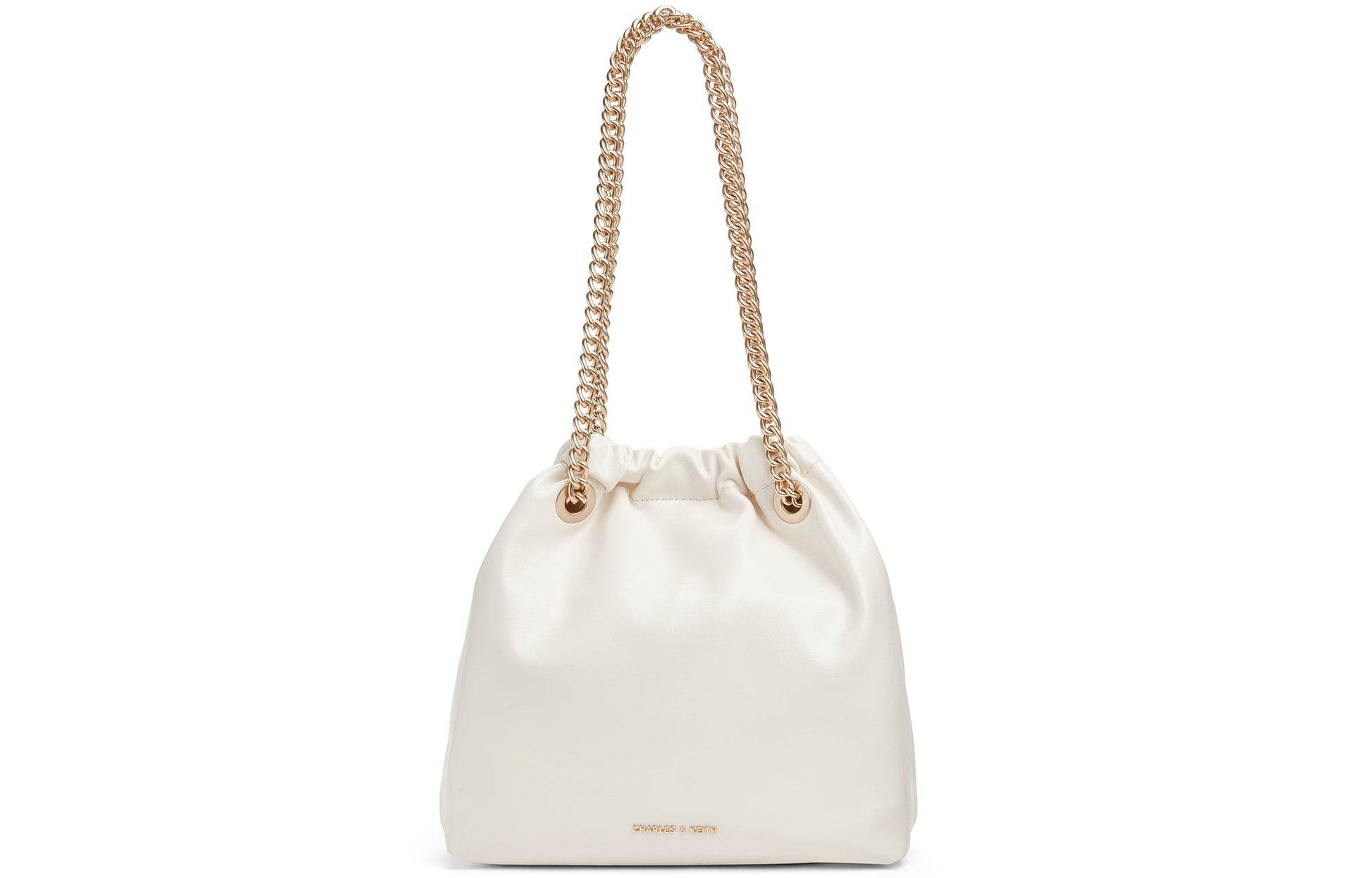 Сумка женская Charles&Keith Ck Drawstring Chain Mother Pu Bucket - Boxette Shop