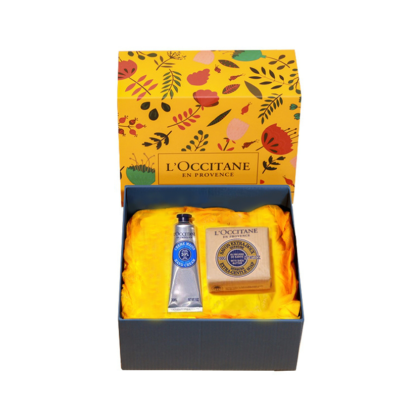 Loccitane подарочный набор кремов для рук с цветочным ароматом 3шт