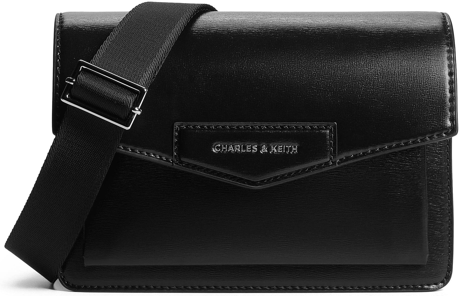Сумка женская Charles&Keith Simple Wide Strap Square Envelope - Boxette Shop