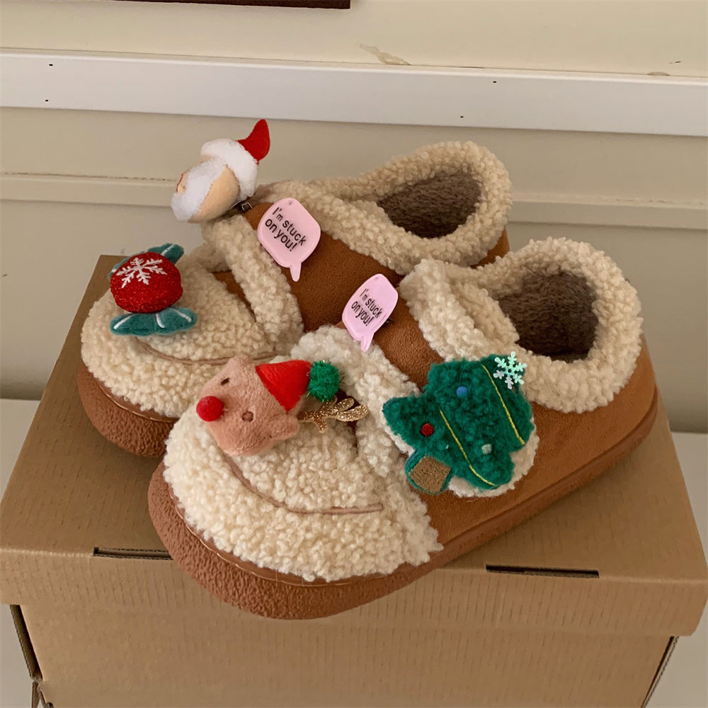 Тапочки детские Fuxi Santa Claus