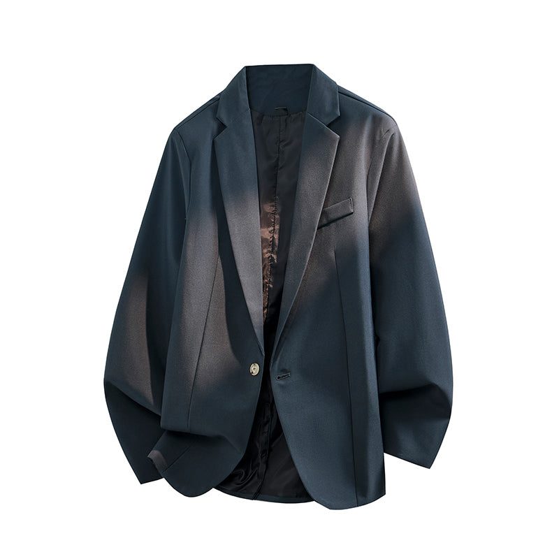 Anti-ofis trendining koreyscha versiyasi erkaklarning kichkina toplari chiroyli bo'sh Gonkong uslubidagi ko'ylagi erkaklar ko'p qirrali kundalik kostyumi engil hashamatli kostyum erkaklar modellari