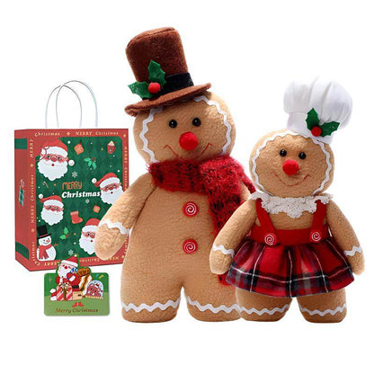 Кукла новогодняя Xzan Gingerbread Wool Gnome - Boxette Shop