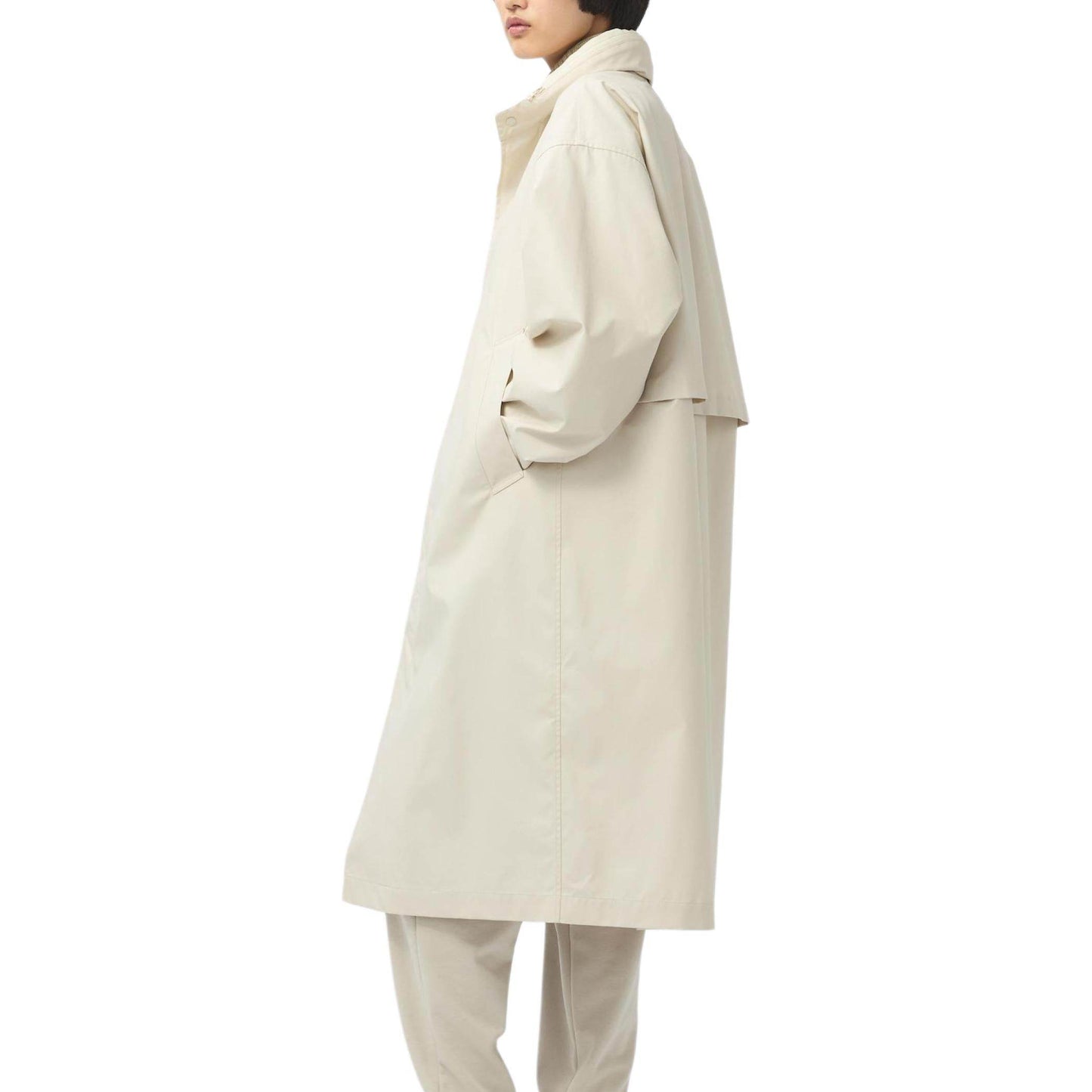 Плащ женский Uniqlo Fw24 U Series Buttoned Hooded - Boxette Shop