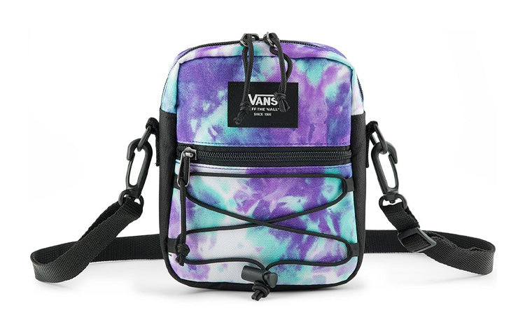 Vans logotipi fermuarli poliester yelkali oddiy erkaklar va ayollar juftligi binafsha rang