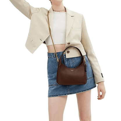 Сумка женская Coach Brooklyn 23 Brand Logo Magnetic Clasp - Boxette Shop