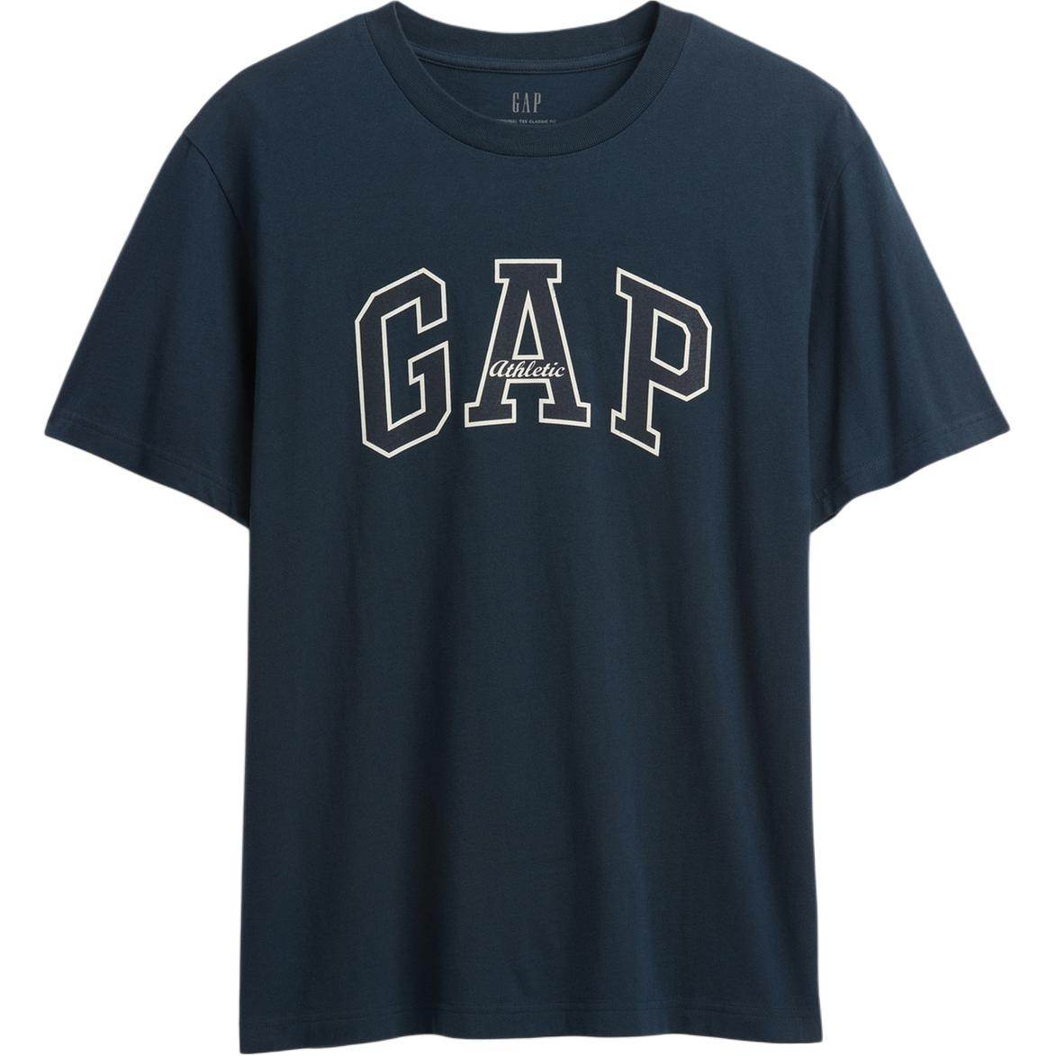Gap весна и лето буквы печатных логотип свободные футболки с коротким рукавом модные повседневные мужчины и женщины с одинаковыми моделями - Boxette Shop