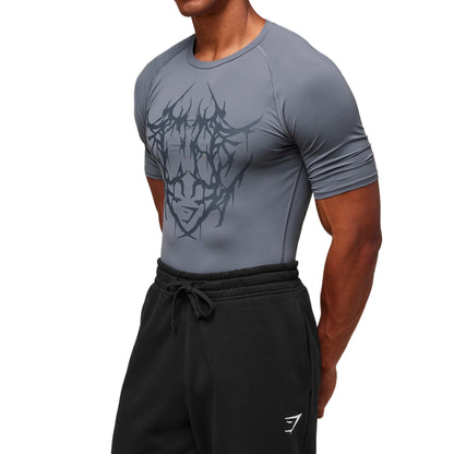 Gymshark Carlos Belcast x Element erkaklar sport futbolkasi