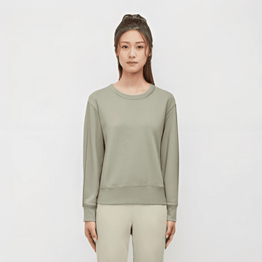 Свитшот женский Uniqlo Ss24 U Series Colour Round - Boxette Shop