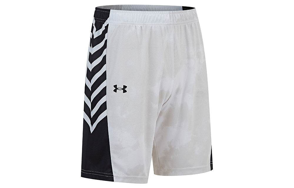 Under armour under armour бренд логотип печать средней талией дышащий бег фитнес тренировки короткие баскетбол брюки спортивные шорты мужские и женские модели белый