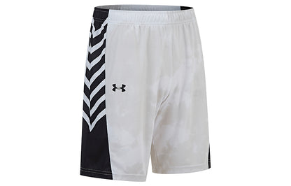 Under armour under armour бренд логотип печать средней талией дышащий бег фитнес тренировки короткие баскетбол брюки спортивные шорты мужские и женские модели белый