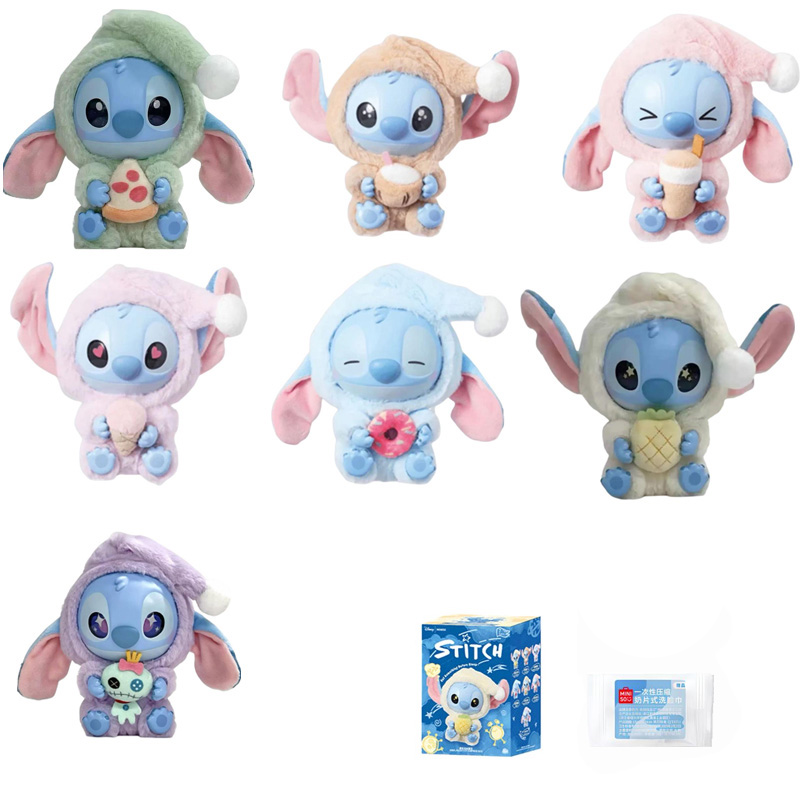 Miniso x Disney Stitch Sleepy Series peluş o'yinchoq